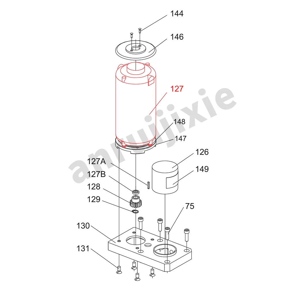 ZYT-350W Brushed DC Motor 6000RPM 220V&110V SIEG