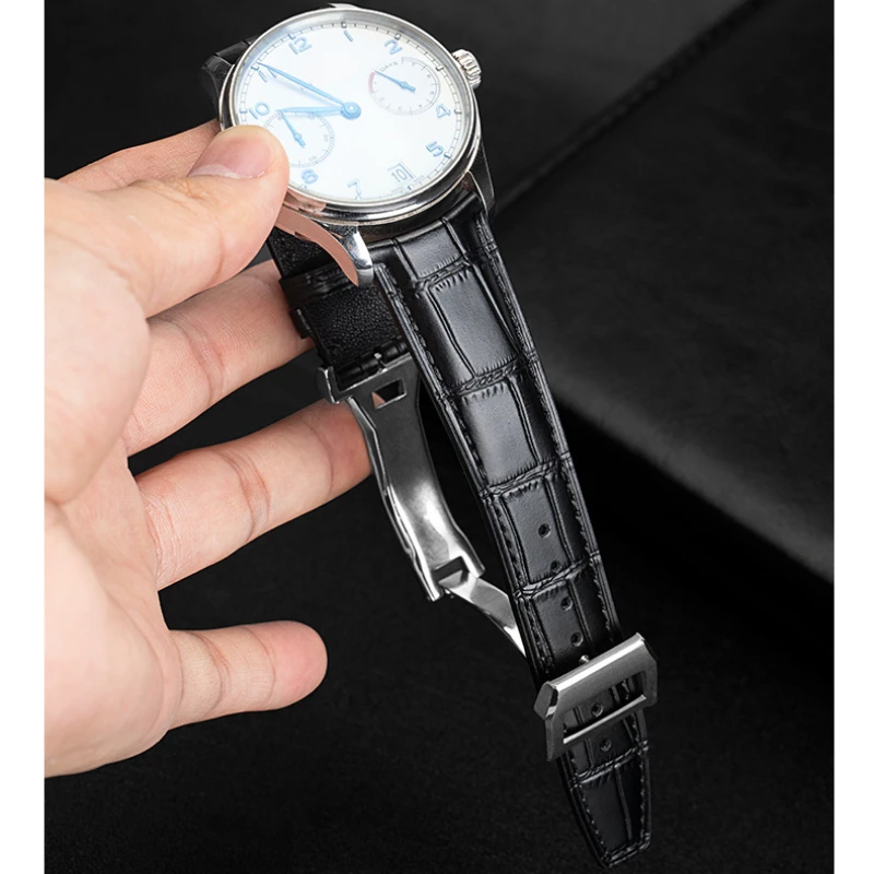 Men's strap , suitable for Portofino/Pilot/Little Prince/Portugieser chronograph watch strap