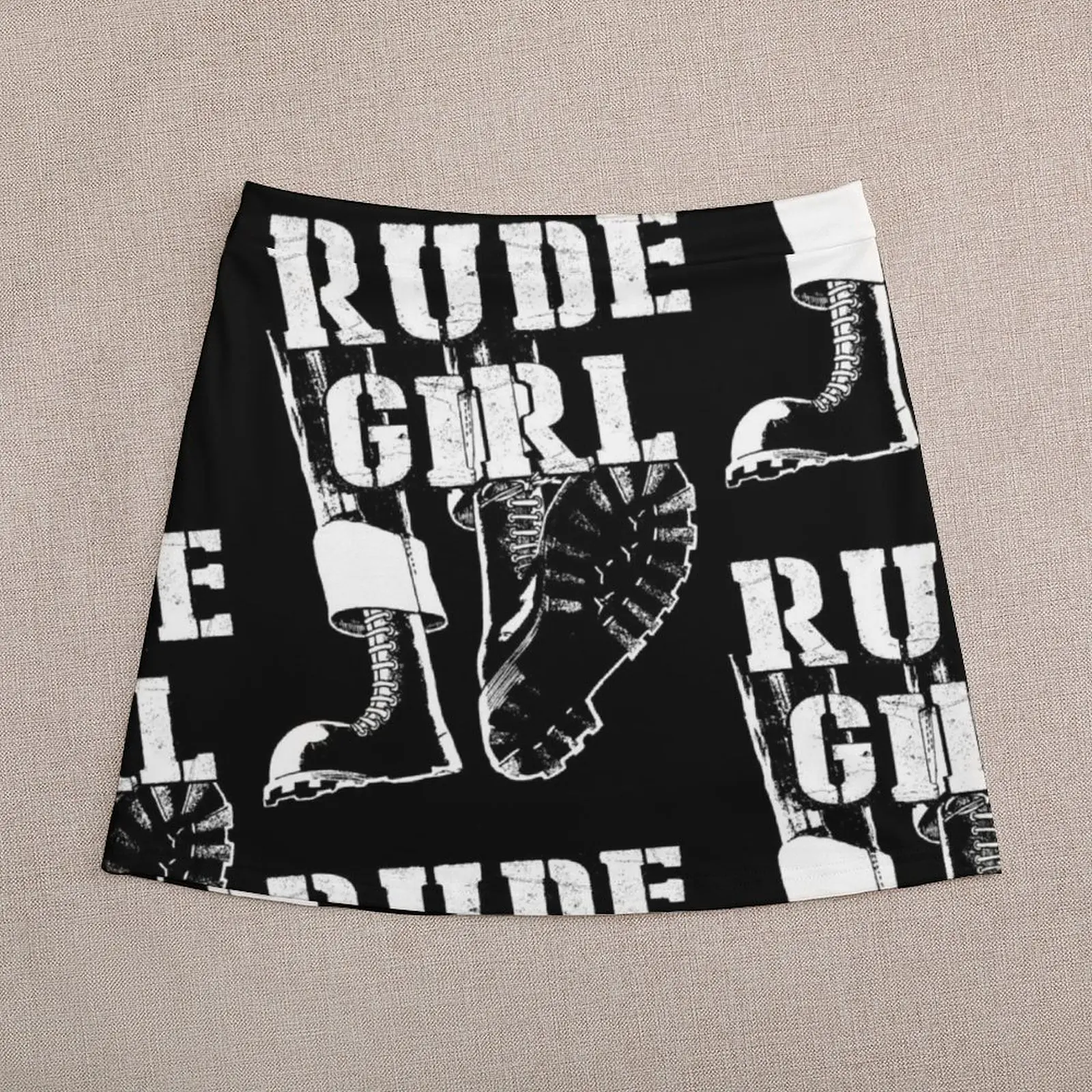 RUDE GIRL Mini Skirt Woman short skirt cute skirt elegant social women's skirts