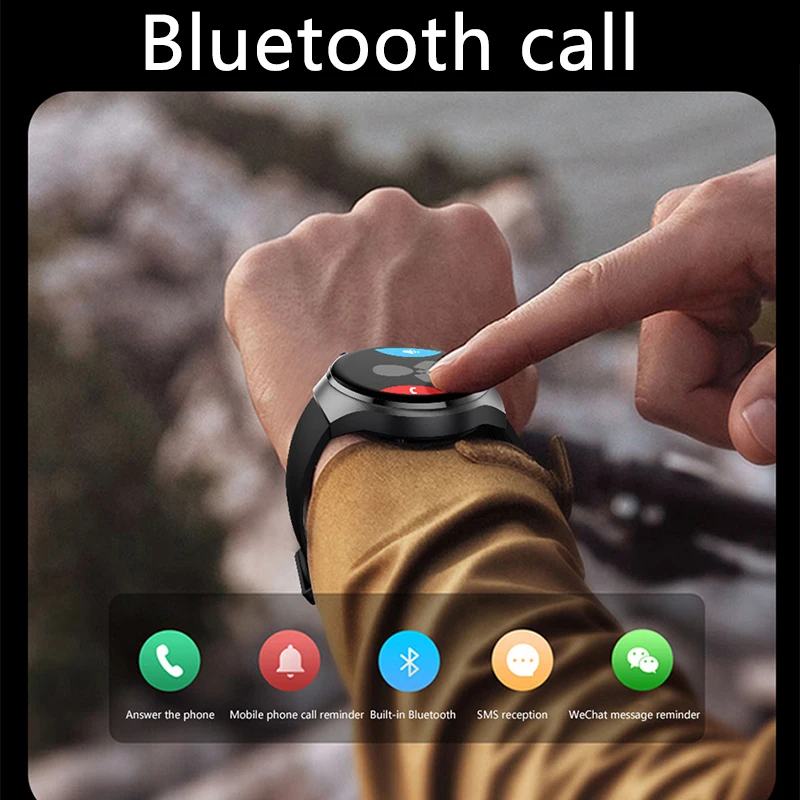 2026 NEW Outdoor Sports Smartwatch Men 1.53inch 360*360 HD Bluetooth Call GPS Track Weather Waterproof Smart Watch For GT Series