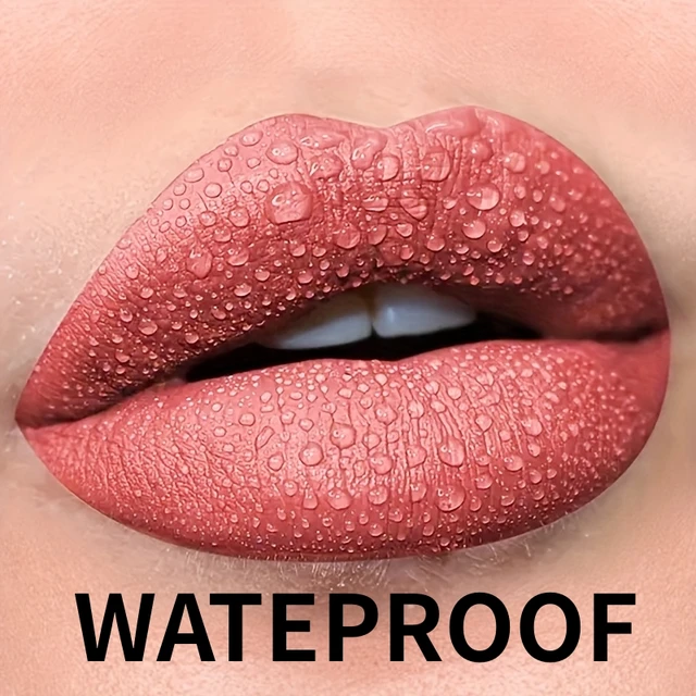 1pcs Waterproof Matte Velvet Lip Tint: Long-Lasting Nude Lip Glaze for a Sexy and Smooth Finish, Valentine's Day Gift 2