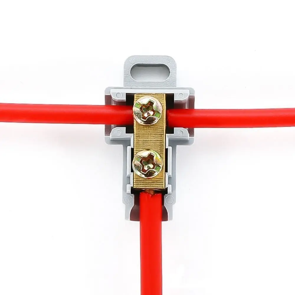 High Power Brass Electrical Connector - Large Current Quick Connect Terminal Block