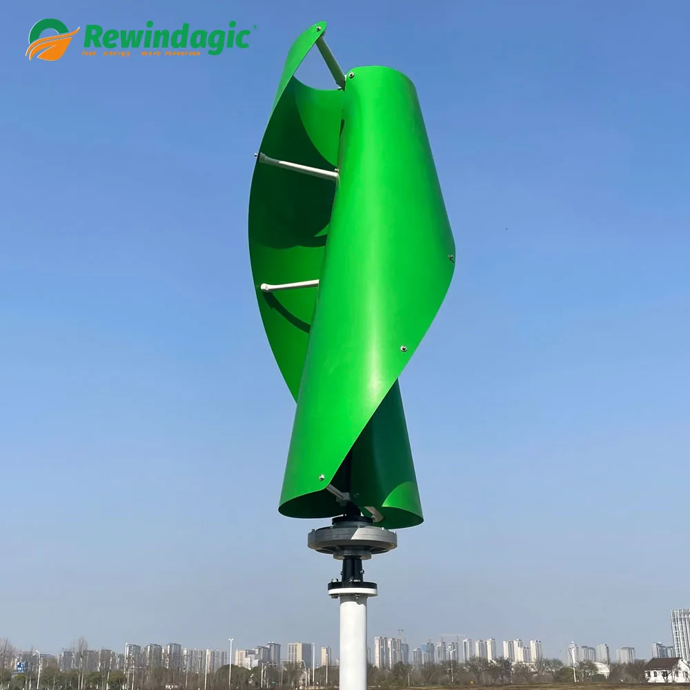 5000W Vertical Wind Turbine Three Phase 24V 48V 96V 220V 5KW Generator for Home with all color for DIY Coreless Wind Turbine