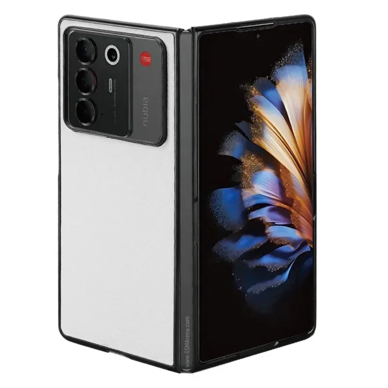 Premium Carbon Fiber Leather Folding Protective Case - Sleek and Durable Design