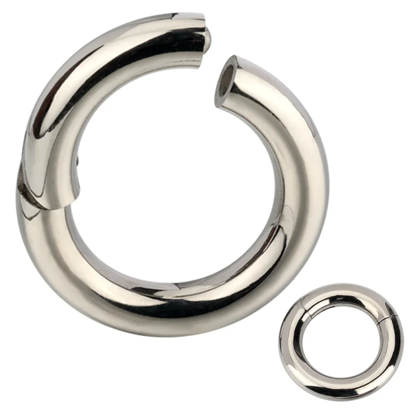 stainless steel 10g hoop earrings
