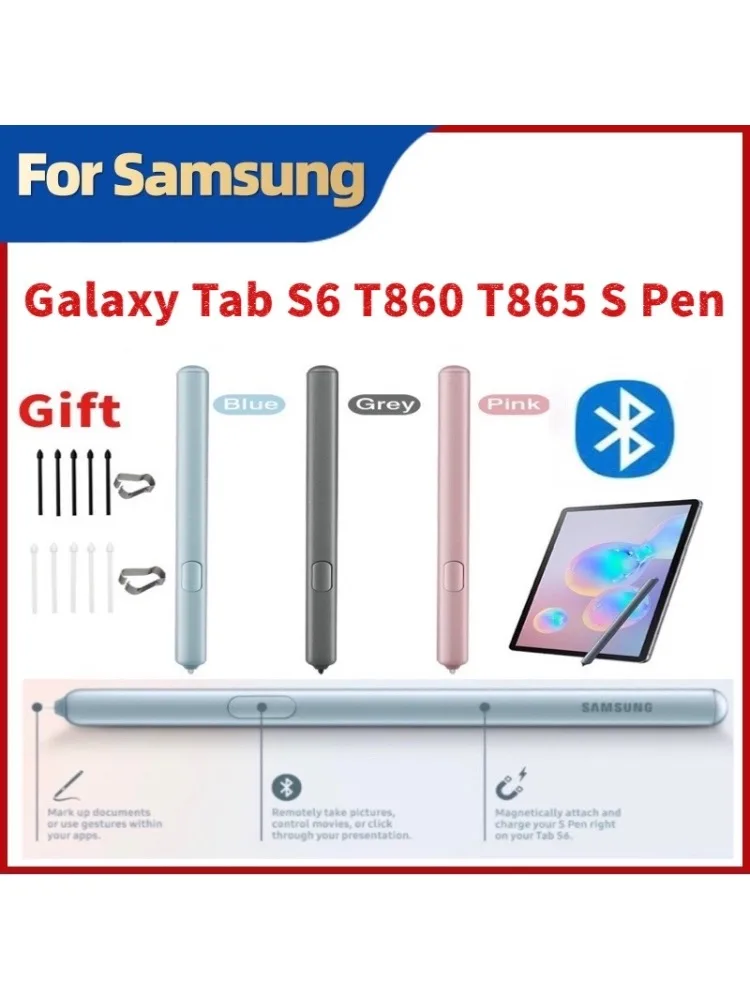 Für SAMSUNG Galaxy Tab S6 SM-T860 8665 Tablet Stylus Sensitive S Pen Ersatz-Touchscreen-Bleistift mit Bluetooth + Logo – Detail 1
