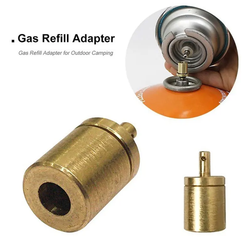 Portable Gas Refill Adapter Outdoor Camping Gas Stove Cylinder Gas Tank Gas  Burner Accessories Hiking Inflate Butane Canister