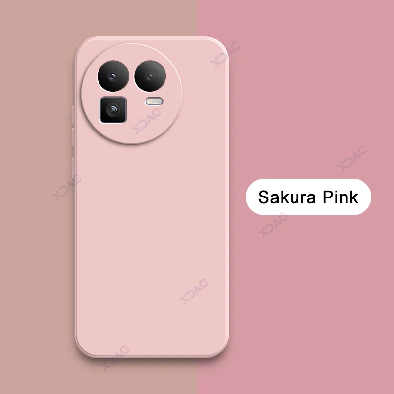 Original Square Liquid Silicone Phone Case - Soft Protective Anti-Drop Cover