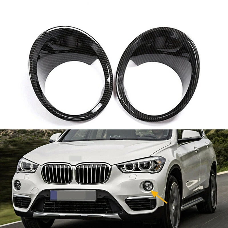 

2 шт., передняя противотуманная лампа из углеродного волокна для BMW X5 F15 2014-2018