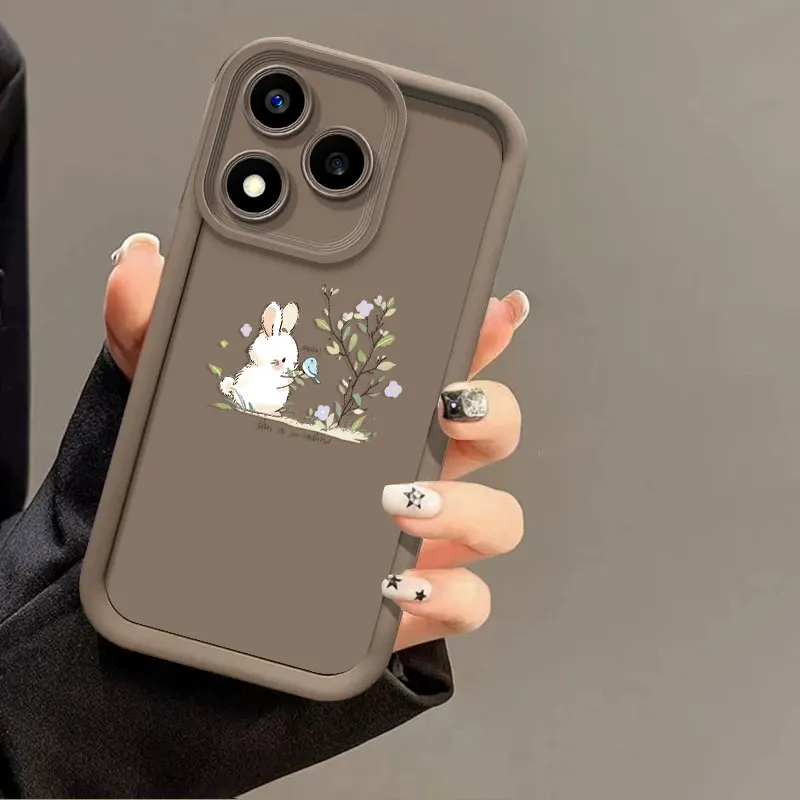 Cute Rabbit Pattern Shockproof Silicone Case – Flexible Protective Cover