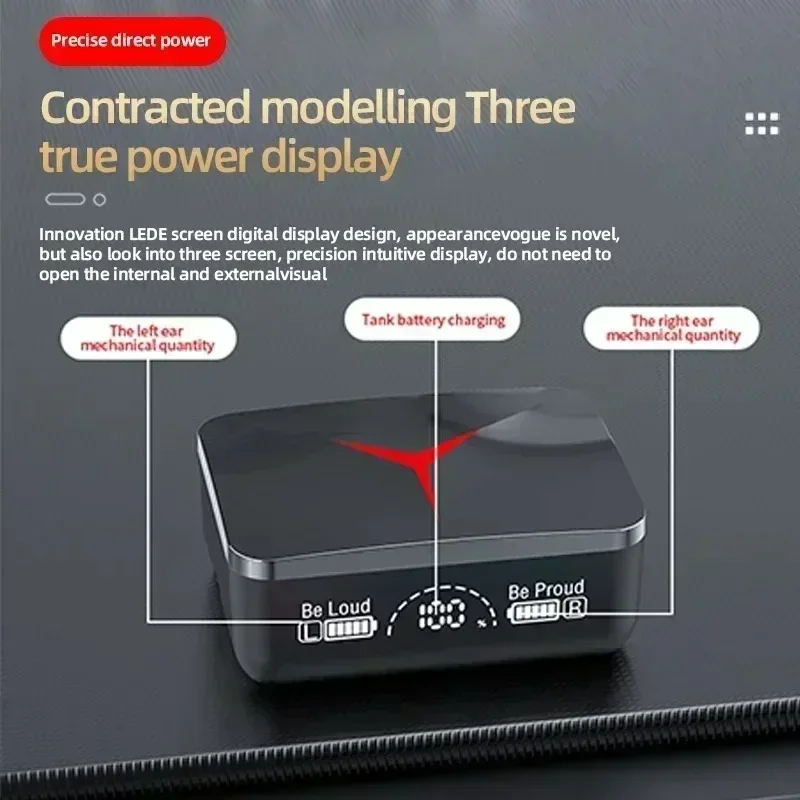 M90 سماعات لاسلكية TWS سماعات بلوتوث التحكم باللمس...