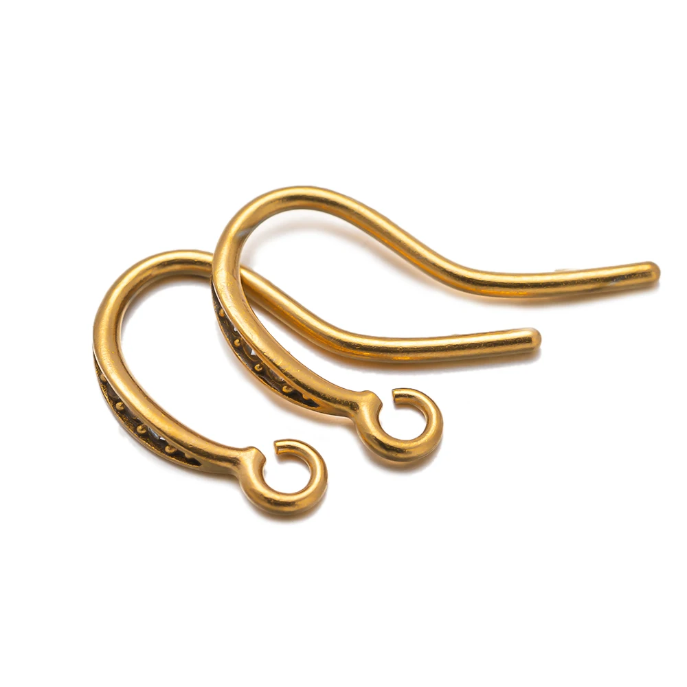 6 Stücke Edelstahl Hypoallergen Ohr Draht Ohrring Haken Stecker Für DIY Schmuck Machen Zubehör Handwerk Ohrring Komponenten – Detail 1