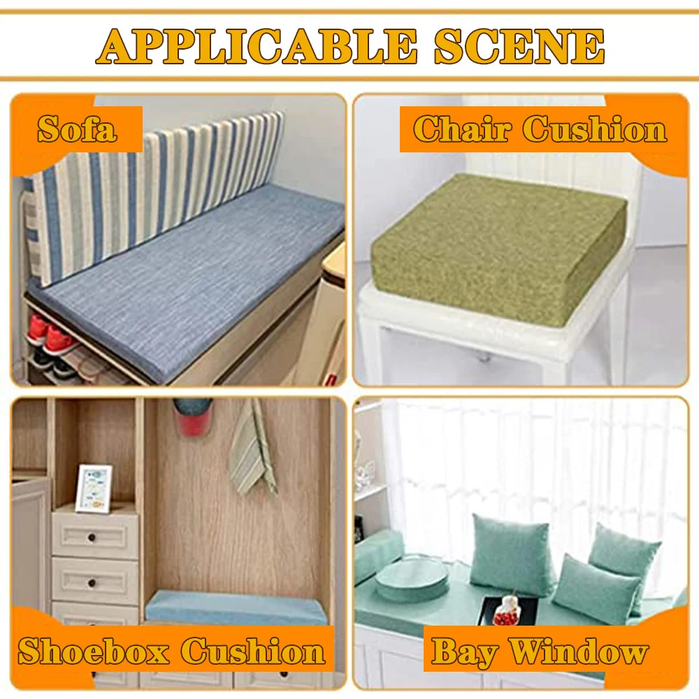 Long Bench Seat Cushions Bay Window Cushion Chair Seat Sofa Pillow Decorative Cushion for Sofas Garden Bench Swing Backseat