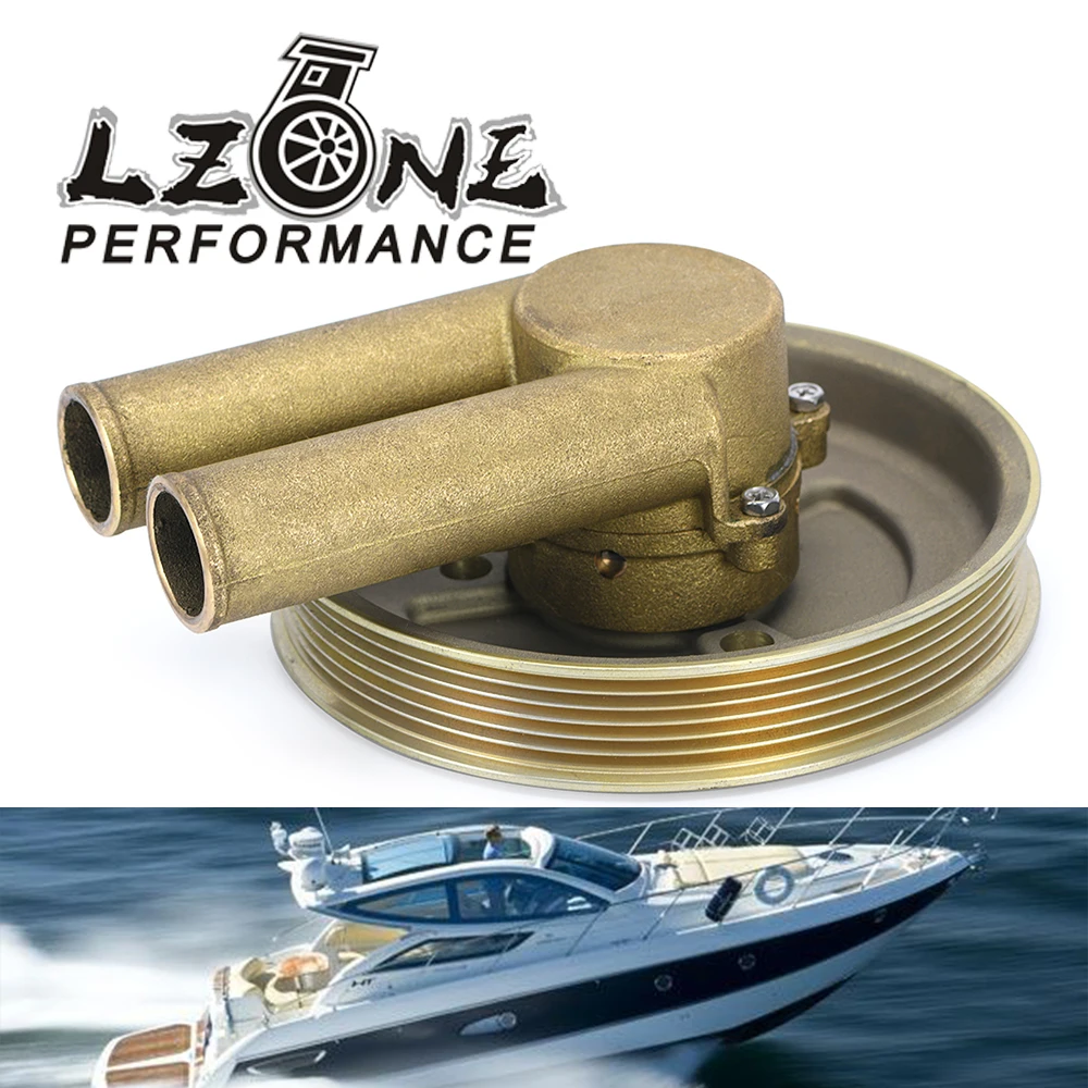 

Raw Sea Impeller Water Pump with Serpentine Pulley 21214599 Replace 3812693 3862482 3857202 for Volvo Penta 3.0 4.3 5.0 5.7