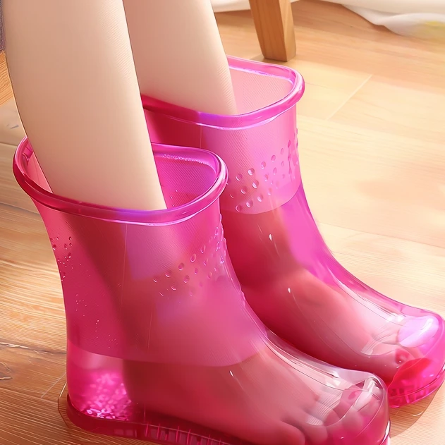 

Household Plastic Foot Bath Shoes