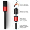5Pcs Car Cleaning Brush Kit Auto Detail Brushes Dust Brushes for Car Interior Detailing Brush Set Wheel Rims Clean Brush Tools 5