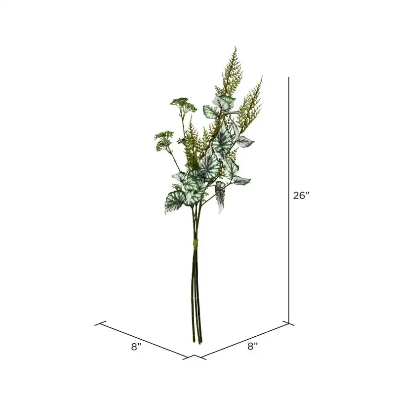 

Artificial Purple Mixed GREENERY BUNDLE, Pack of 2