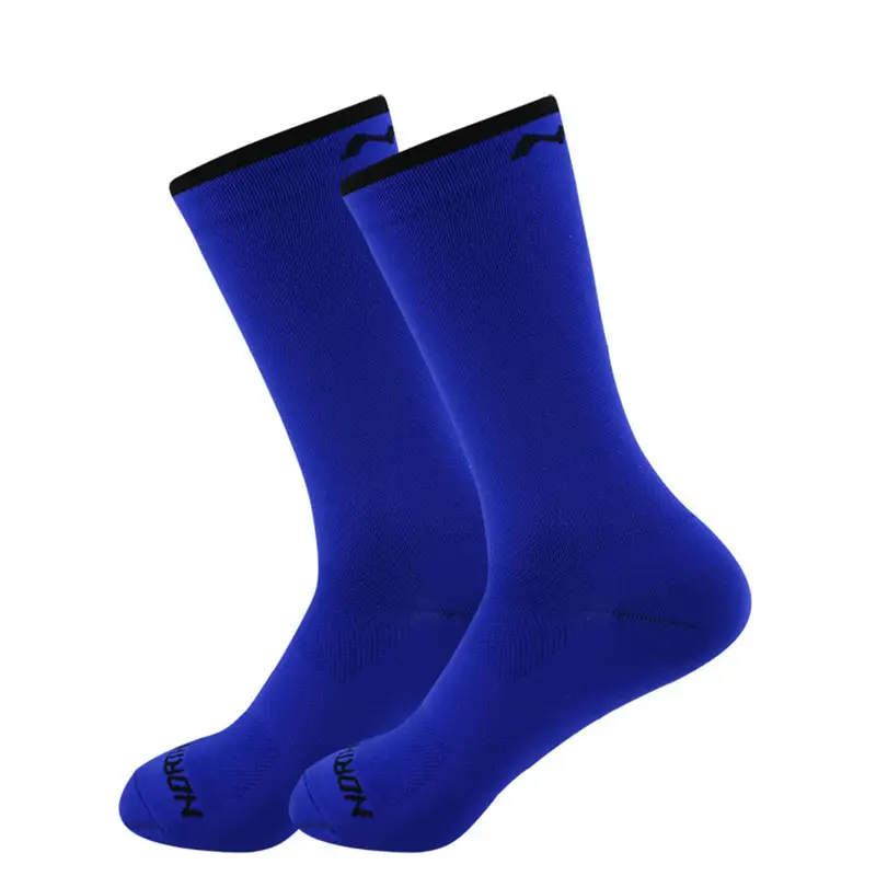 5 Pairs Cycling Socks Men Breathable Mesh Sport Running Socks Racing Road Bicycle Mid Tube Solid Letter Football Bike Socks Man - Image 5
