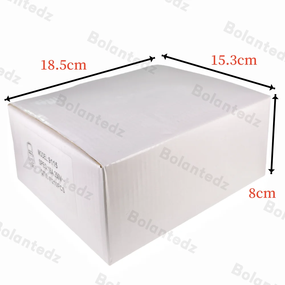 16A Surface-Mounted Single-Unit Wall Panel European Standard Two-Hole Socket Cover Waterproof And Splash-Proof
