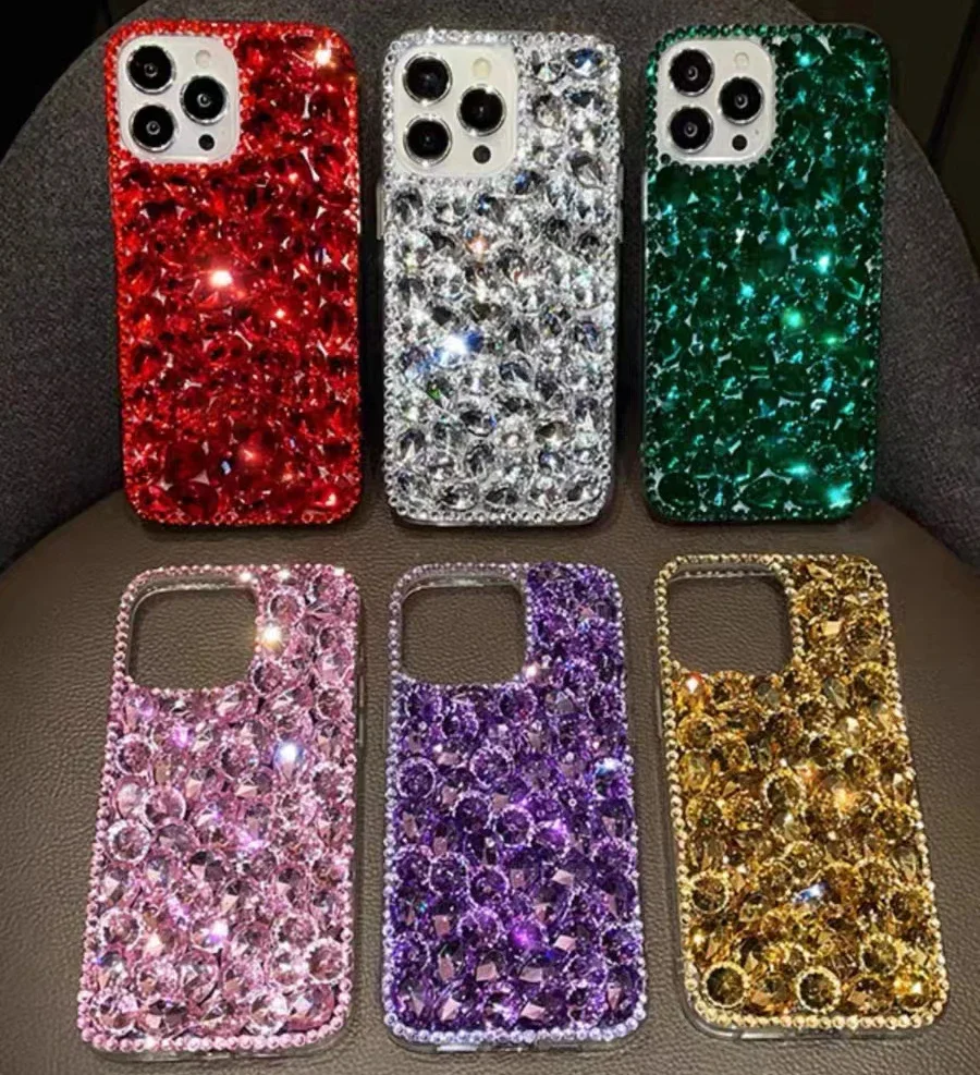 Rhinestone Case phone case for Samsung Galaxy S25 S24 S23 S22 S21 S20 Ultra Plus FE S10 S9 Case Diamond Phone Cover Sunjolly