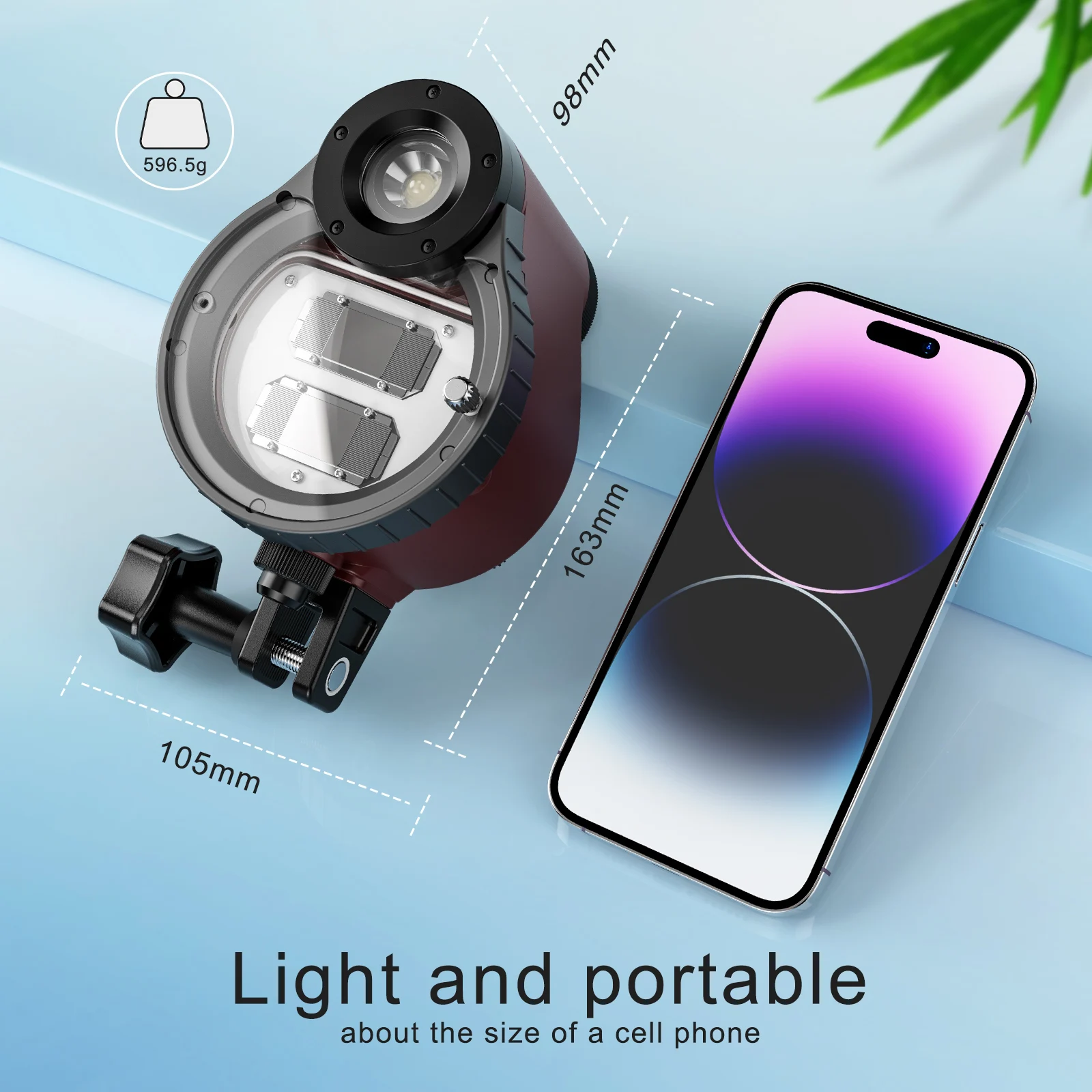 2023お得 Seafrogs St-100 Pro水中写真ストロボ100mダイビングカメラ