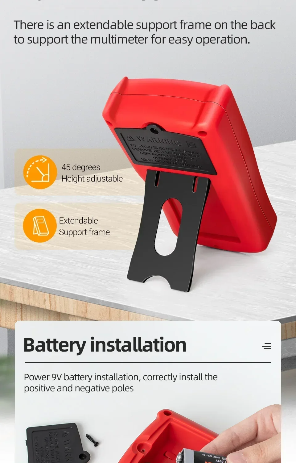 ANENG DM850 dioodi testimisrežiim