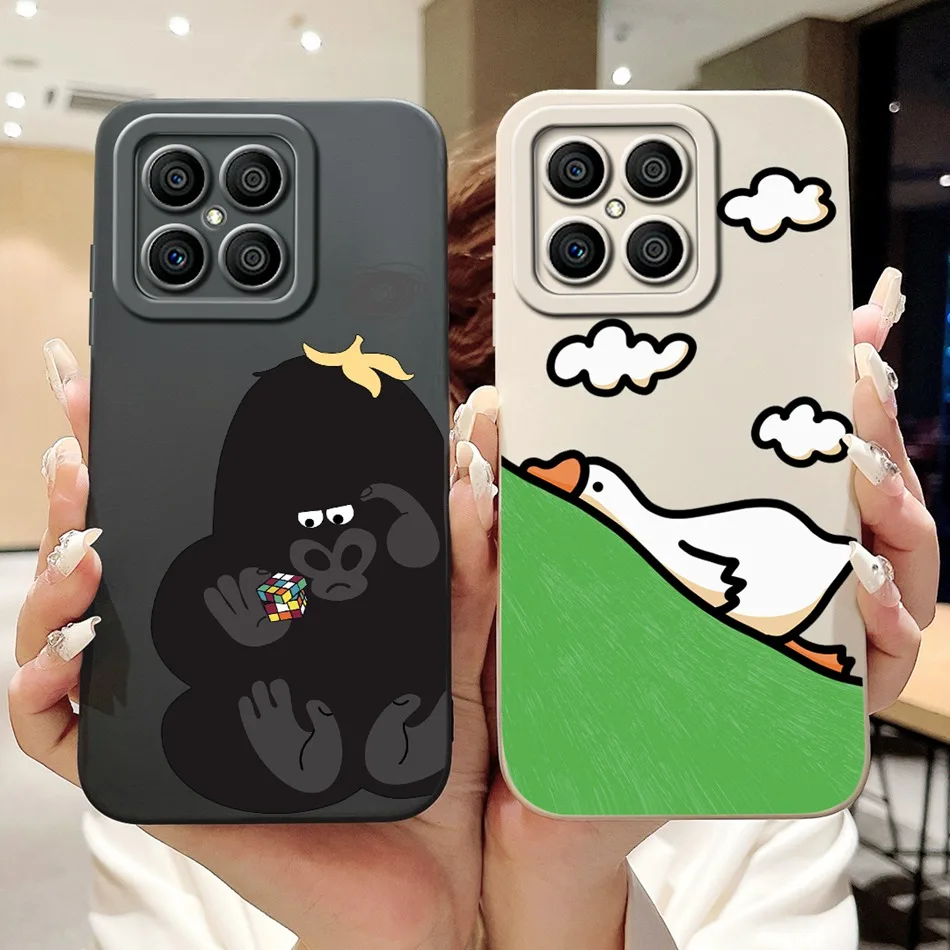 حافظة سيليكون لينة لشرف x8 4g ، أرنب ، باندا لطيف...