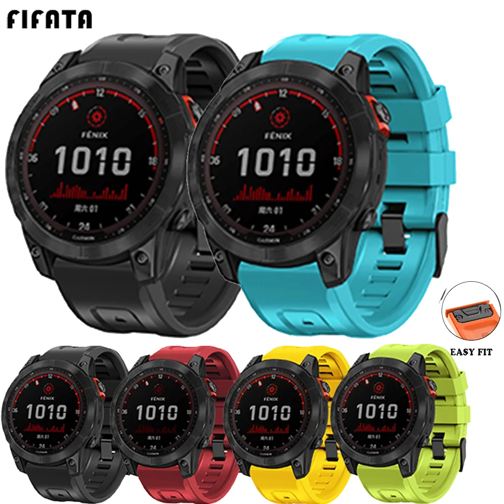 Quick Fit Strap For Garmin Fenix 7 7x Watch Band Official Silicone
