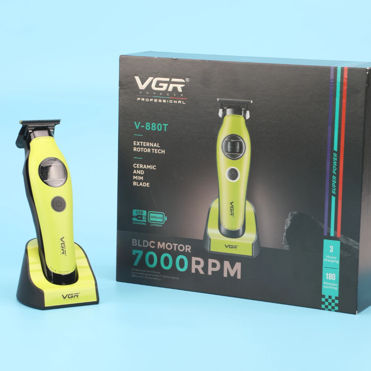 VGR ماكينة حلاقة الشعر رجال حلاقة شعر للرجال مكينه...