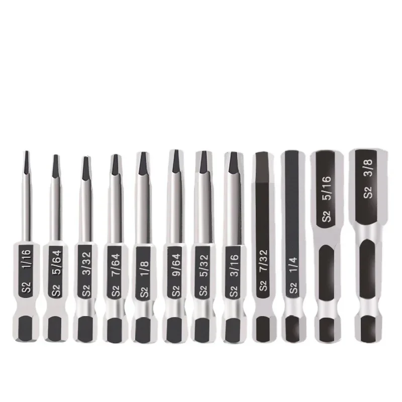 

50 мм сильный Магнитный Отвертка наконечник гаечный ключ S2 головка электрической отвёртки Шестигранная головка для отвертки