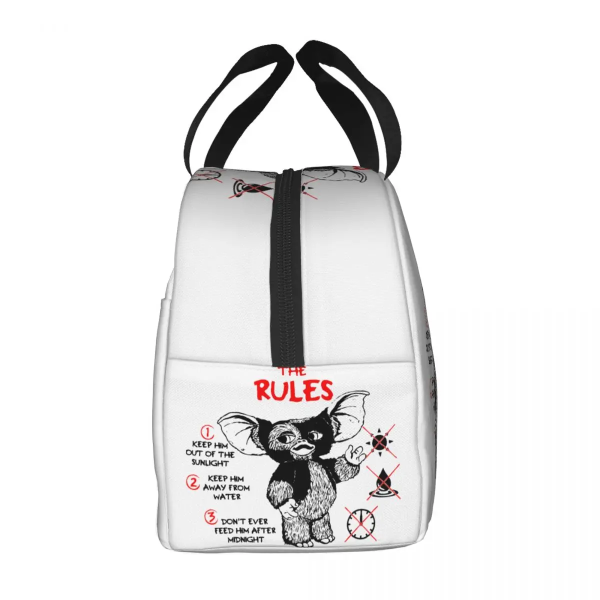 Lunch Bag for Women Kids Gremlins Thermal Cooler Portable Picnic Gizmo Mogwai Monster Horror Oxford Lunch Box Handbags