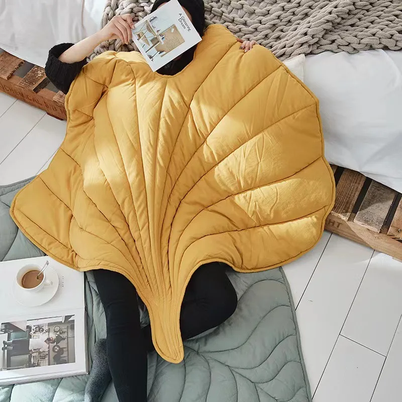 

INS Nordic Baby Crawling mat Shaped Leaf Floor Mat carpet skin-friendly indoor floor cushion Kids room decor Photography Props