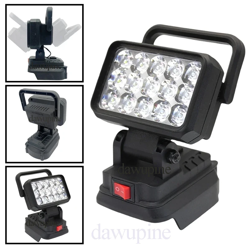 Für Makita 18V Li-Ion Batterie Zubehör BL1830 LED Arbeit Lampe Licht Taschenlampe Taschenlampe Laterne Camping Notfall Beleuchtung BL1430 – Detail 2