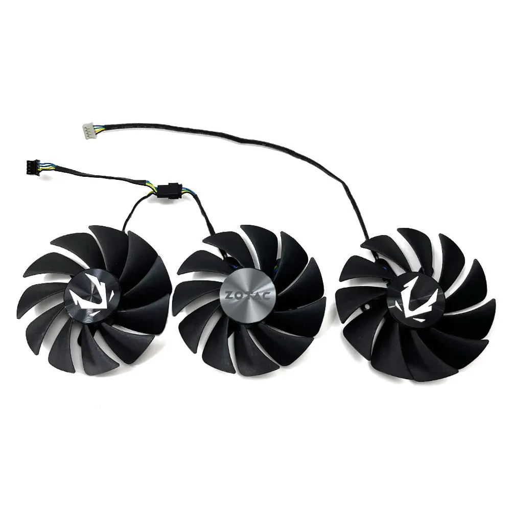 GPU Cooling Fan 4PIN RTX3080 RTX3090 For Zotac RTX 3070Ti 3080 3080TI 3090 Trinity Oc Video card