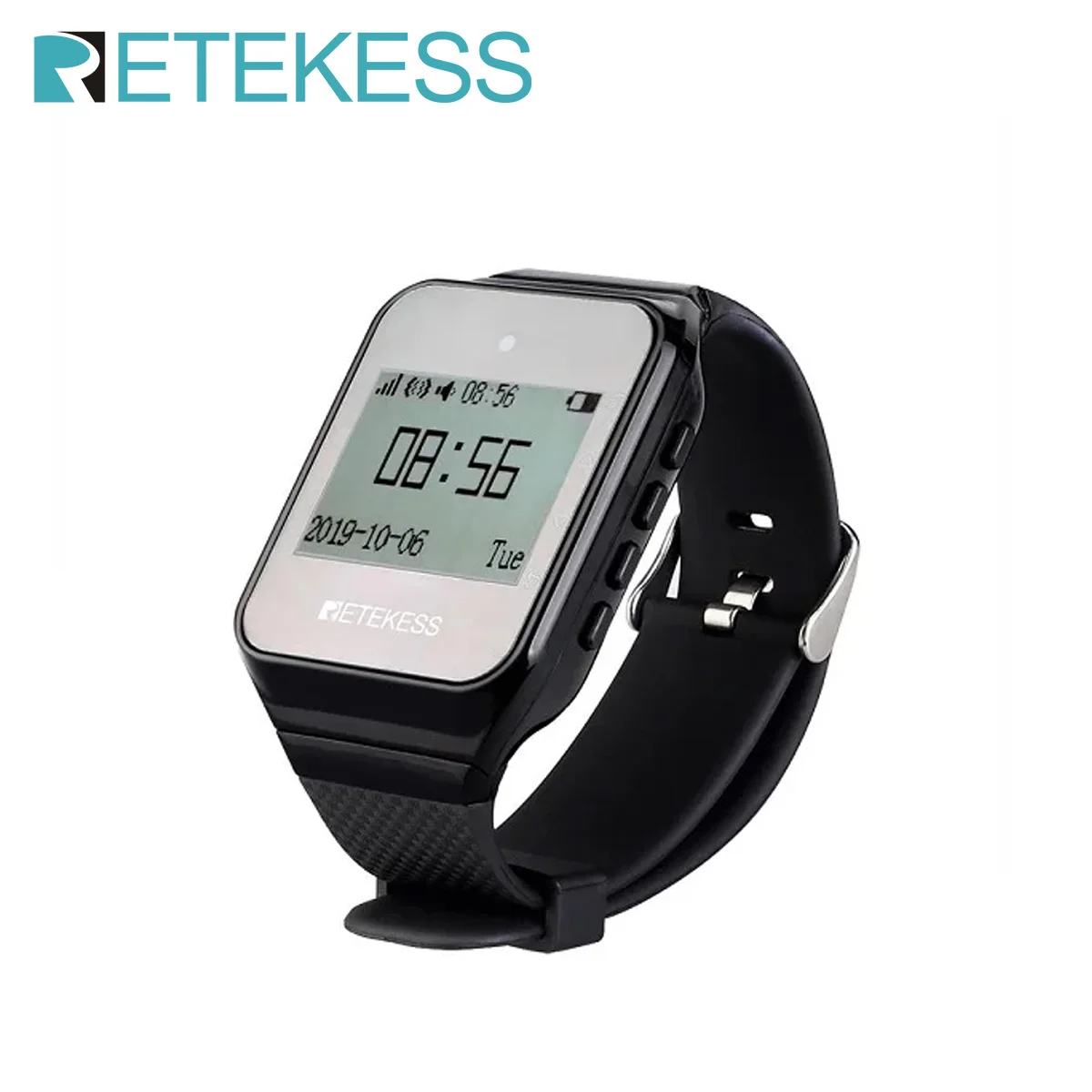 Retekess TD108 Wireless Watch Receiver Waiter Call Restaurant Pager 7 Prompt Mode Pending Remind For Cafe Hookah Dentist Clinic