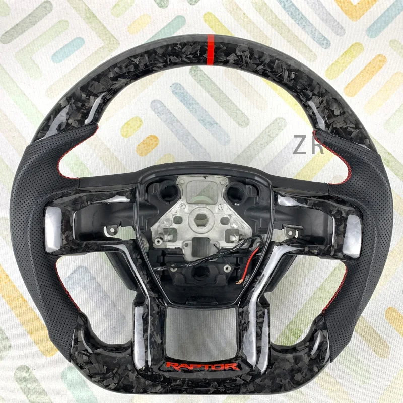 

Автомобильные аксессуары, рулевое колесо из углеродного волокна для Ford Raptor F150 F250 F350
