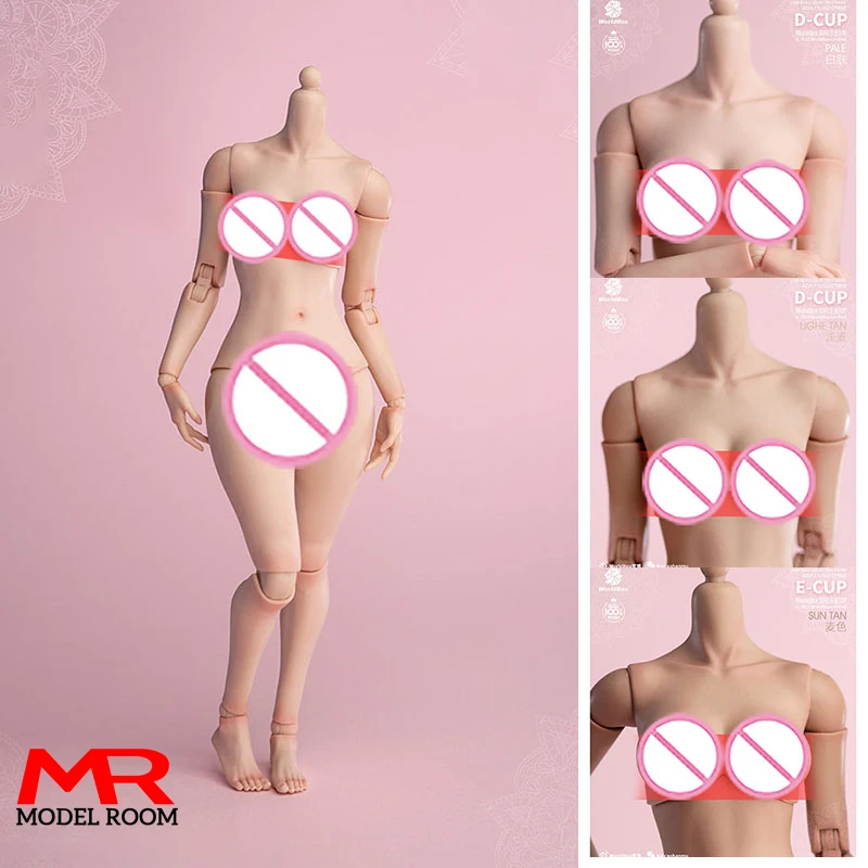 Worldbox 1/6 Female D/E Cup Big Breast Replacement Kit F 12Action Figure  Body