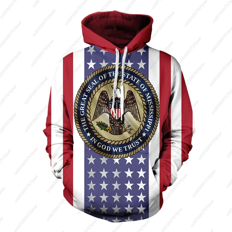 

3D Print American Flag National Emblem Statue of Liberty Men Street Fashion Casual Pullover Men Women Hoodies Male Fleece Coat