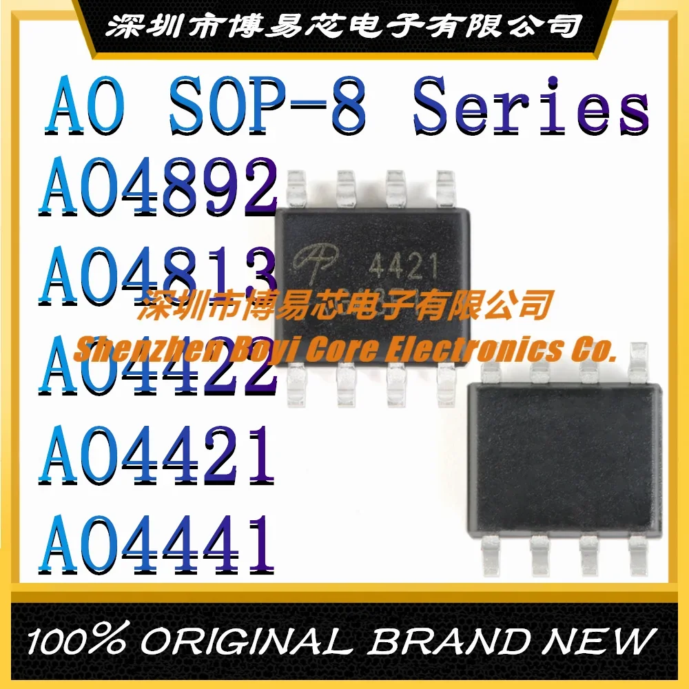 AO4892 AO4813 AO4422 AO4421 AO4441 New original authentic MOSFET field effect tube SOP-8 50pcs ao3407 3407 sot23 3 mosfet a79t mosft p ch 30v 3 6a 64mohm mos field effect transistor new and original