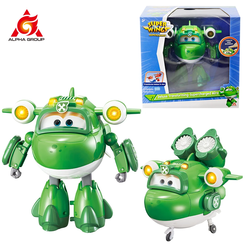 Super Wings inches Deluxe Transforming Supercharged Mira