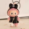 17cm Labubu Doll Clothes Advanced luxury design customization Heartbeat Macaron Labubu Doll Clothes Changing Light clothes 2