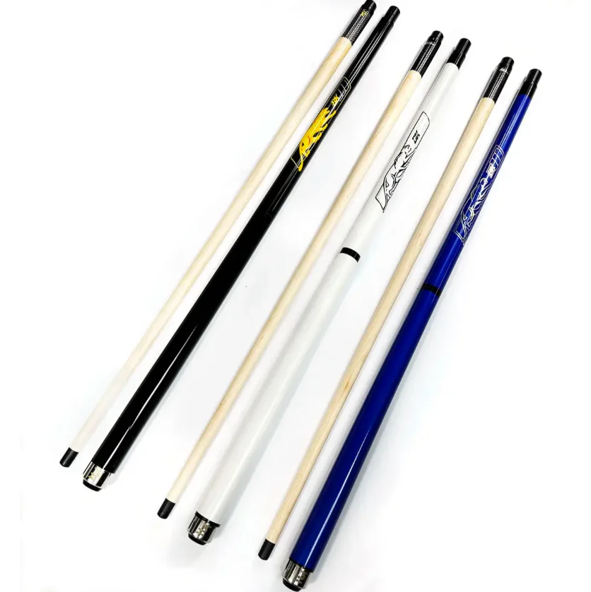 Premium 3 parts Full Canadian hard Maple Wood 58 inch Billiard Break Jump Cue with 13.2 mm Tip