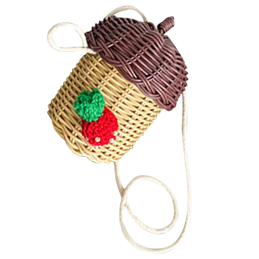 

Handwoven Rattan Bag Crossbody Bag Nut Shape Bag Woven Single Shoulder Bag