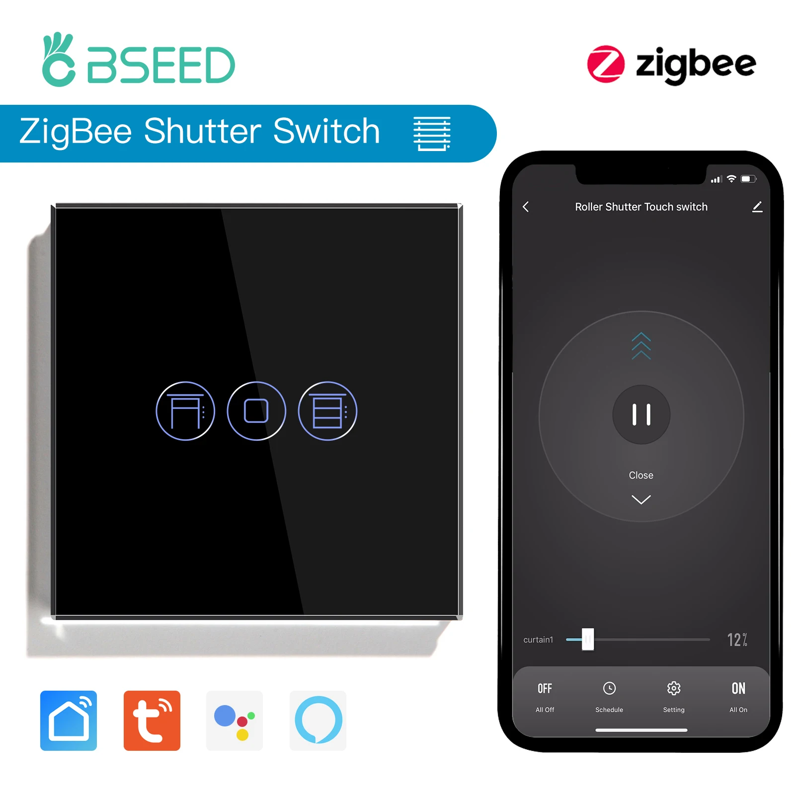 Zigbee Shutter Black