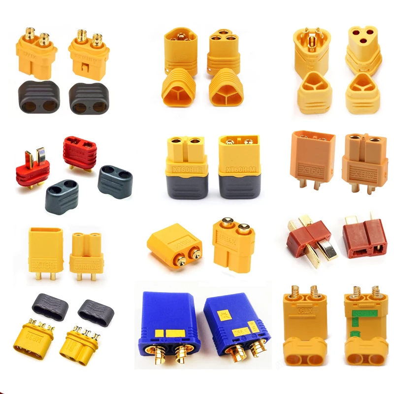 1 Paio Di Alta Qualità Mt30 Mr30 Xt30 Xt30U Xt60 Xt60L Mt60 Mr60 Xt90 Xt90S Qs8 Connettore Spina Per La Batteria Quadcopter Multicopter