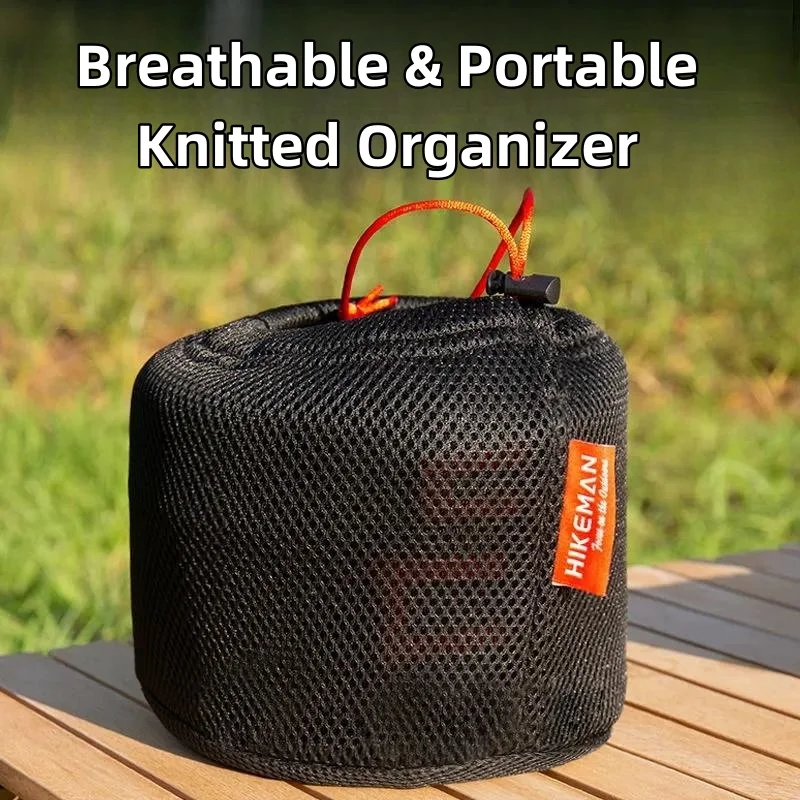 야외 냄비 스토브 보호 가방, 두꺼운 통기성 캠핑 조리기구, 충돌 방지 휴대용 주방용품 보관 가방