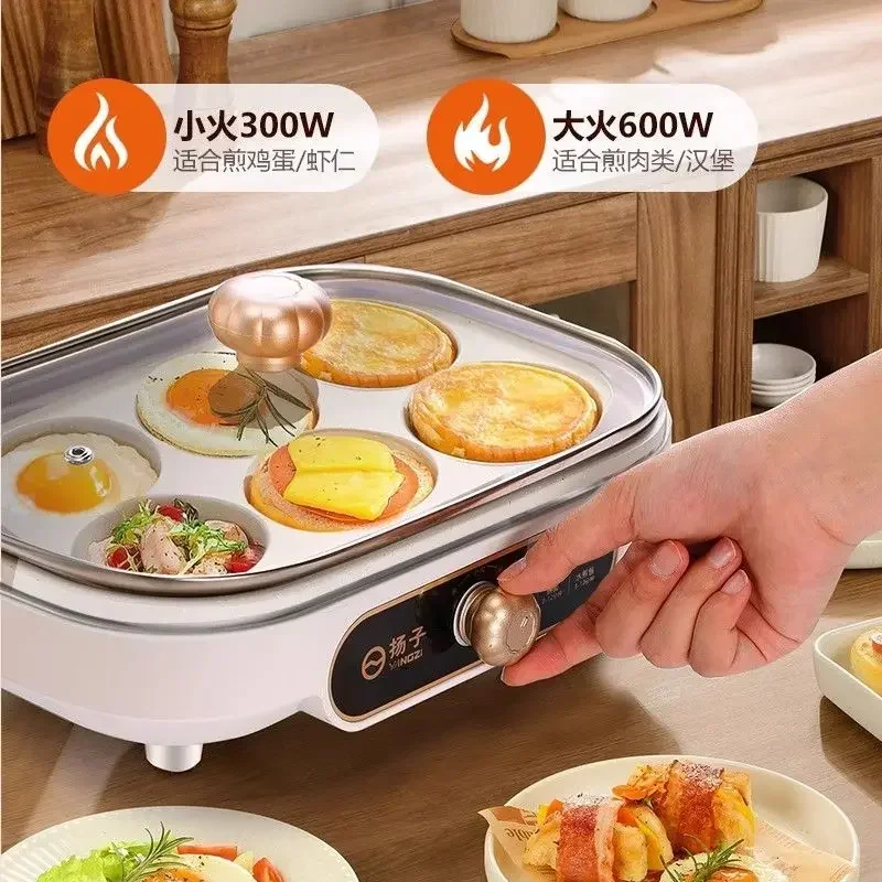 Breakfast machine multifunctional household plug-in frying non-stick frying machine omelette pan six-hole artifact 4