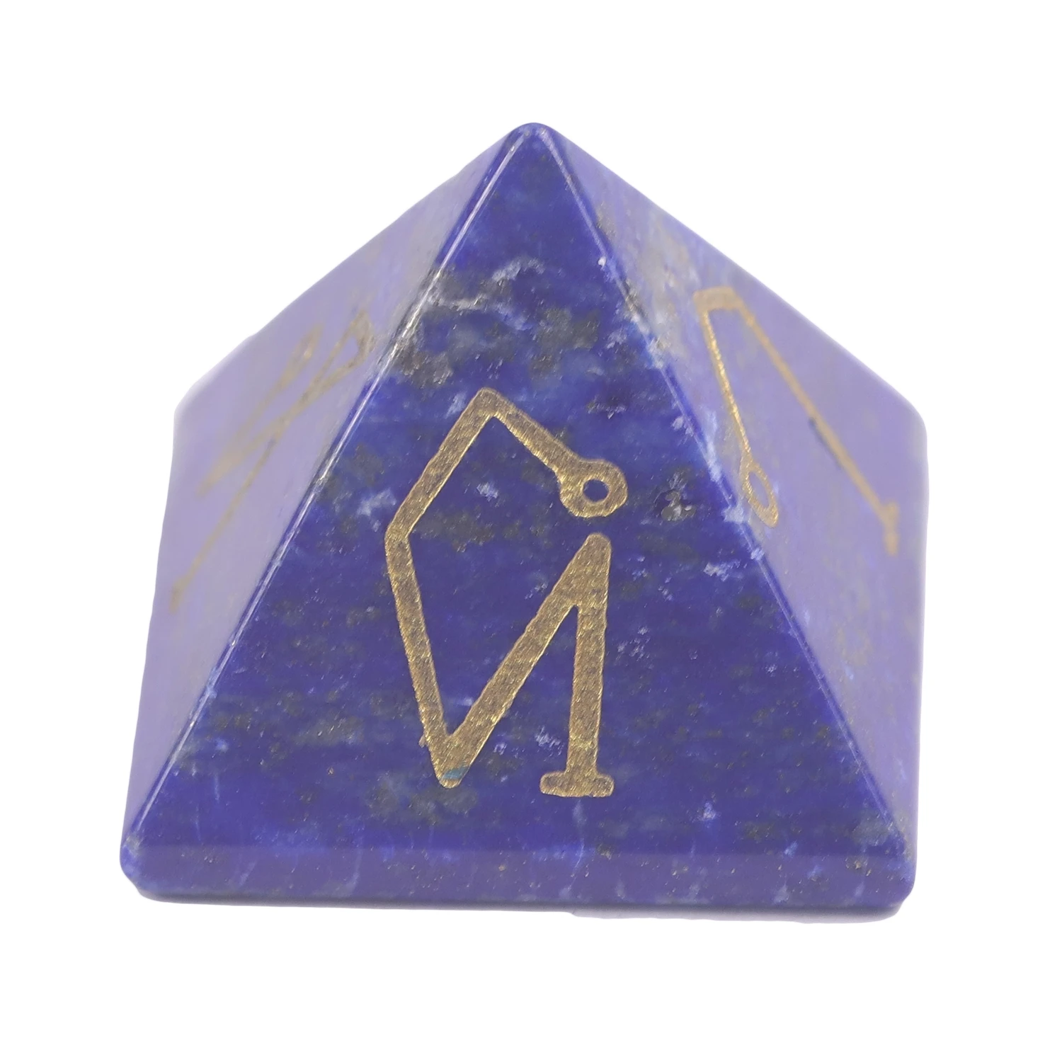 Genuine Amethyst Crystal Pyramid Energy Healing Stone Jewelry