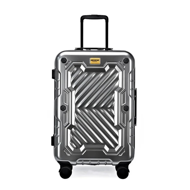 Young trendy travel luggage strong durable thickened trolley suitcase men women carry on luxury case 20/24/28 inch password box