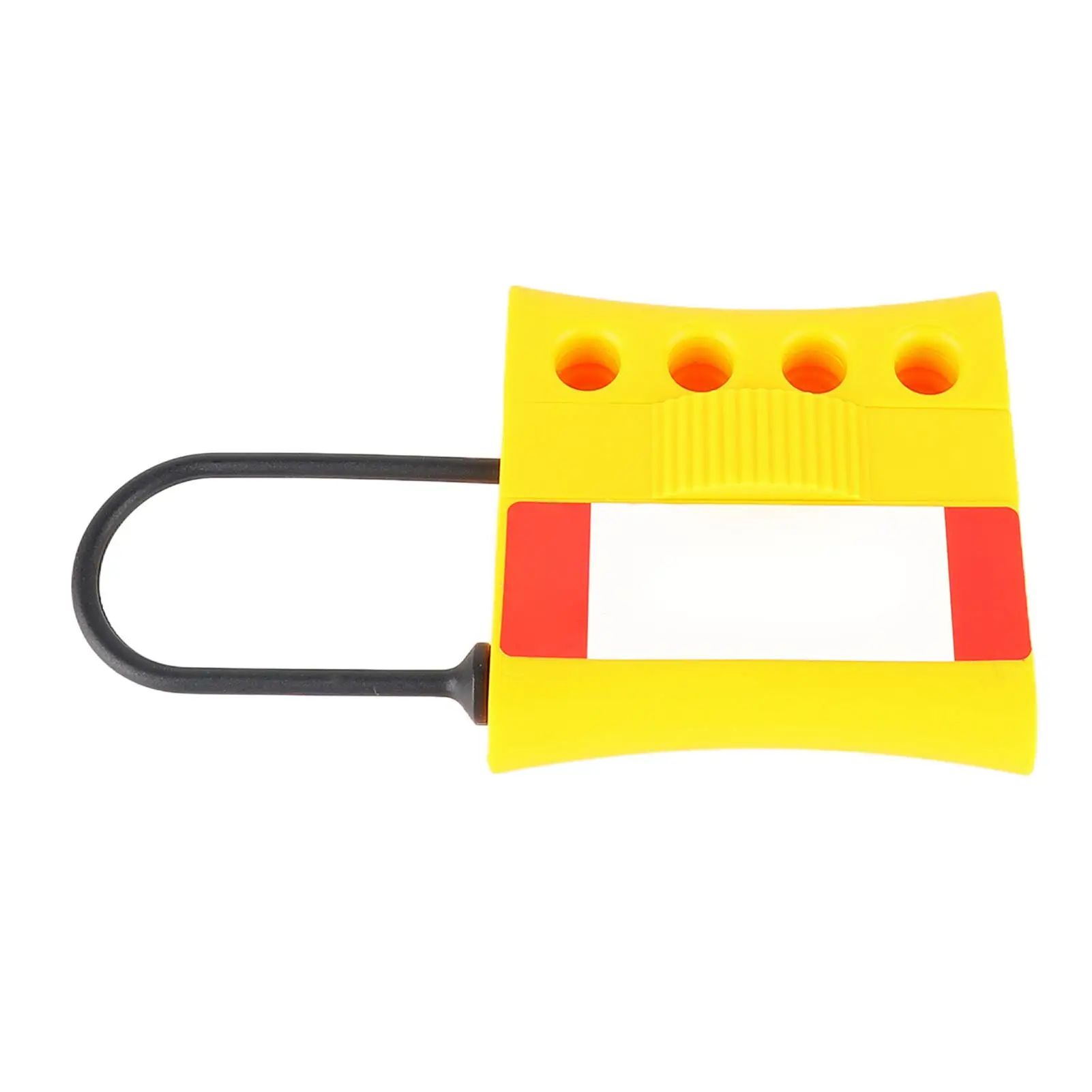 4-Hole Lockout Hasp-Insulated Secure Multi-Function Padlock Tagout Tool, Tamper-Proof Safety Device